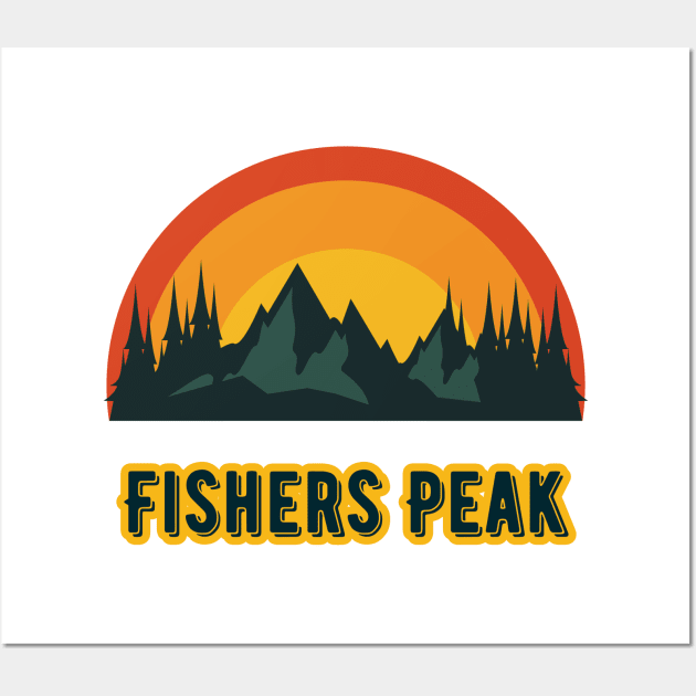 Fishers Peak Wall Art by Canada Cities